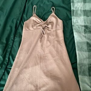 Tan Mini Dress